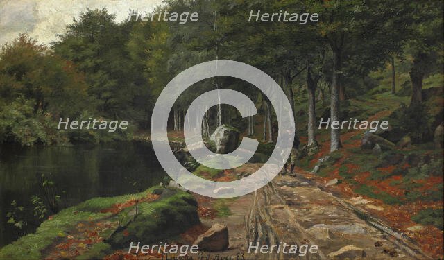 The Bois d'Amour in Pont-Aven, 1883. Creator: Luplau, Marie (1848-1925).