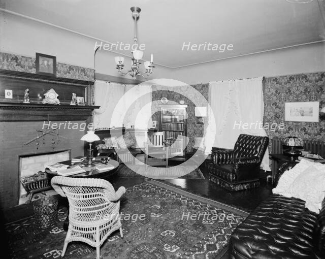 Residence of Albert E. Silk, reception room, Detroit, Mich., between 1900 and 1910. Creator: Unknown.