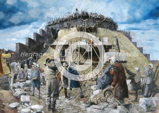 Totnes Castle, 14th century, (1990-2010). Artist: Ivan Lapper.