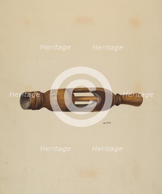 Hand Bottle Corker, c. 1940. Creator: Ray Price.