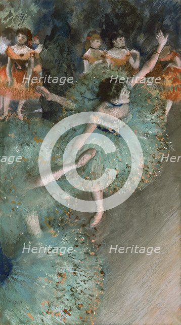 Swaying Dancer (Dancer in Green), 1877-1878. Artist: Degas, Edgar (1834-1917)
