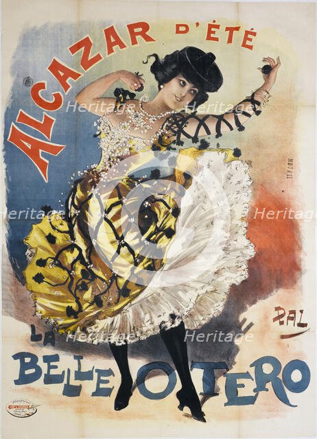 La Belle Otéro, c. 1895. Creator: Pal (Jean de Paléologue) (1855-1942).