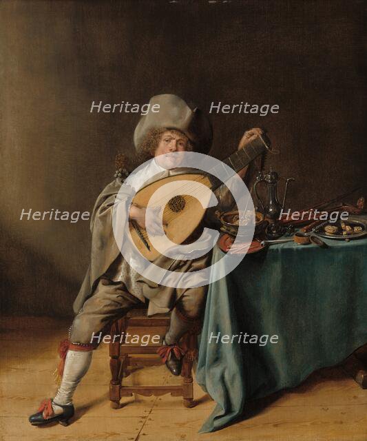 Self-Portrait as a Lute Player, c. 1637/1638. Creator: Jan Miense Molenaer.