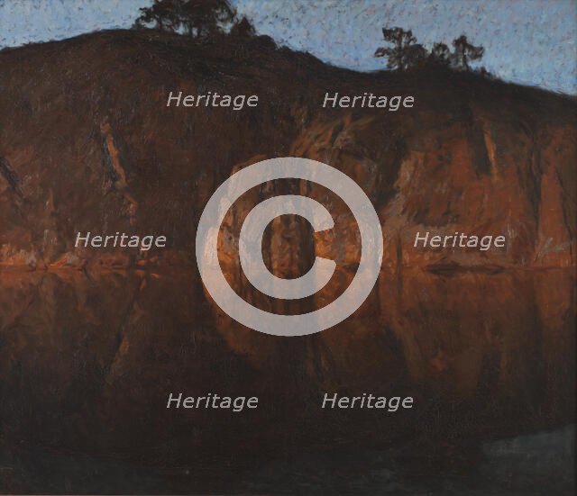 After Sunset. Motif from the Archipelago, 1907. Creator: Gottfrid Kallstenius.