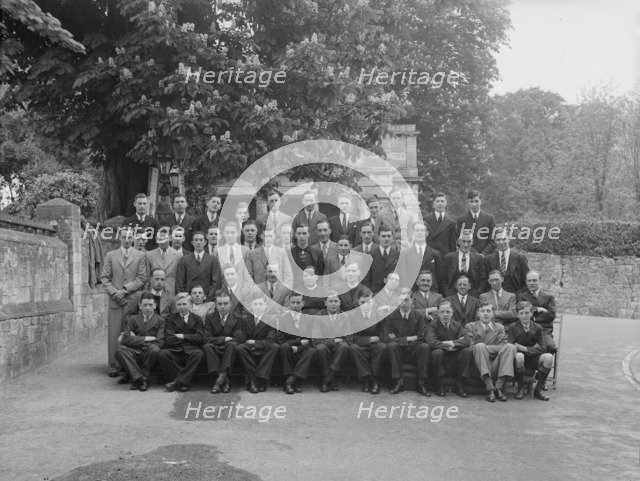 Group portrait of young men, c1935. Creator: Kirk & Sons of Cowes.