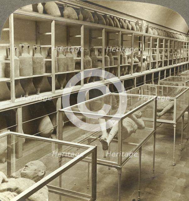 'Victims of the great disaster on August on August 24th, A.D. 79, Pompeii, Italy', c1909. Creator: Unknown.