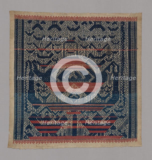 Tampan (Ceremonial Cloth), Indonesia, 19th century. Creator: Unknown.