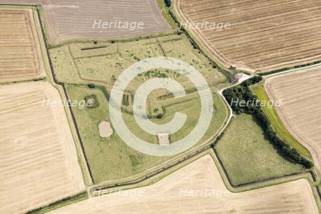 Hagnaby Abbey, earthworks of the Premonstratensian Abbey, near Sutton on Sea, Lincs, 2019. Creator: Historic England.