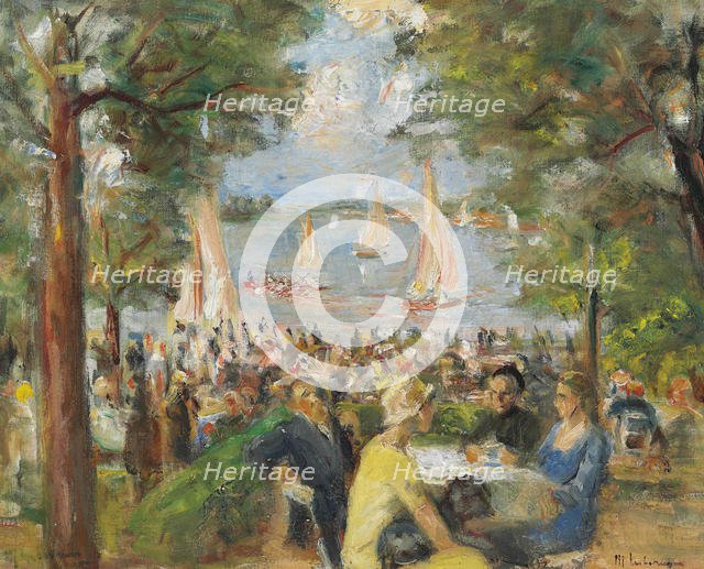 Garden restaurant at the Havel, 1934. Creator: Liebermann, Max (1847-1935).
