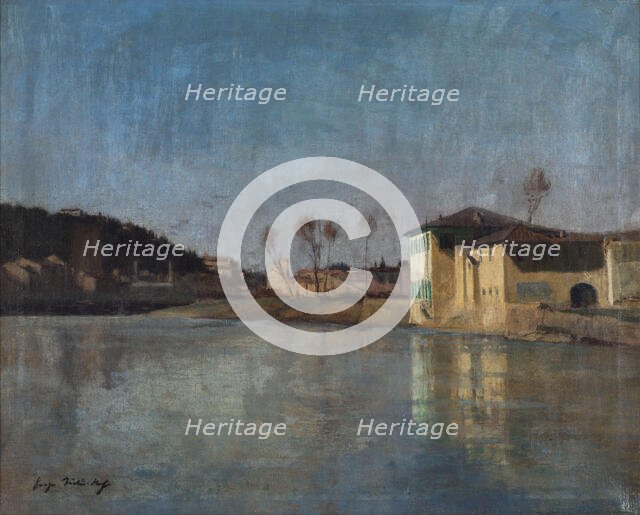 Vue des environs de Florence, late 19th-early 20th century Creator: Georges-Victor Hugo.