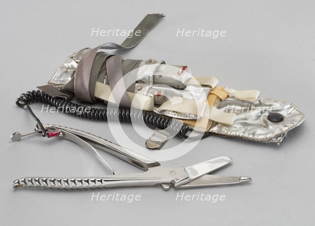 First aid kit owned by John Glenn, Mercury-Atlas 6 mission, 1962. Creator: Unknown.