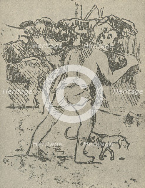 'Drawing', 1936. Artist: Paul Gauguin.