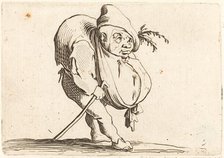 The Hunchback with a Cane, c. 1622. Creator: Jacques Callot.