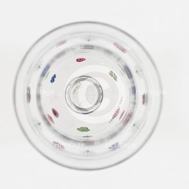 Paperweight, Baccarat, c. 1845-60. Creator: Baccarat Glasshouse.