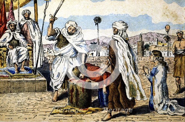 Persecution of Christians of Córdoba (822-852) by the Emir Abd-al-Rahman II, including Saint Eulo…