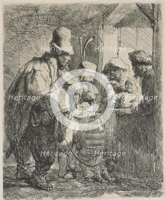 The strolling musicians, c.1635. Creator: Rembrandt Harmensz van Rijn.