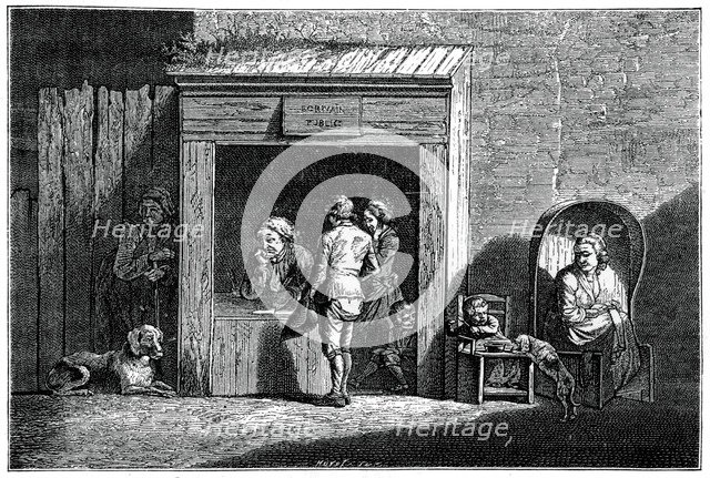 Scribe, (1885).Artist: Boissieu