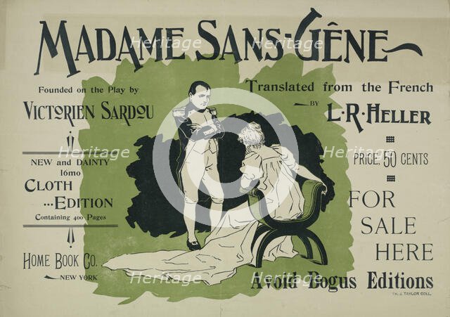 Madame Sans-Gêne, c1895. Creator: Unknown.