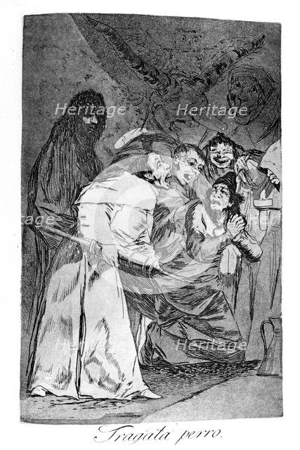 'Fragata perro', 1799. Artist: Francisco Goya