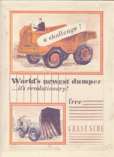 'World's newest dumper', c1950.  Creator: Shirley Markham.