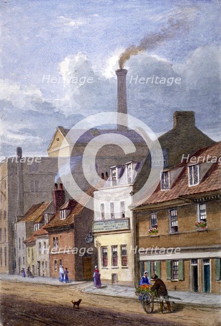 The White Hart Inn, High Street, Shadwell, London, c1865. Artist: JT Wilson