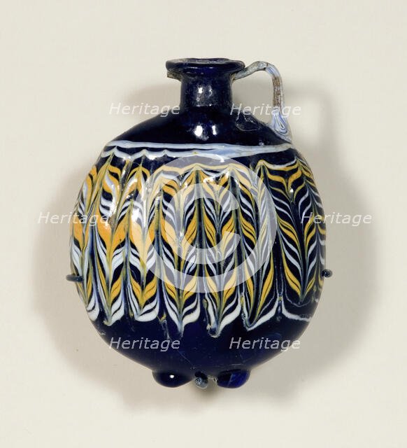 Lentoid Aryballos (Container for Oil), 4th-3rd century BCE. Creator: Unknown.