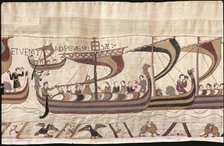 The Bayeux Tapestry. Scene 38: William and His Fleet Cross the Channel, ca 1070.