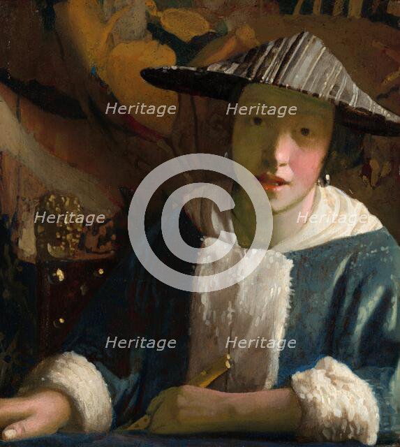 Girl with a Flute, probably 1665/1675. Creator: Jan Vermeer.