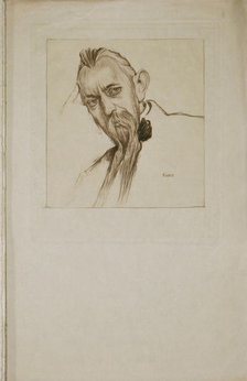 Portrait of Sébastien Voirol (1870-1930) , 1913. Creator: Bakst, Léon (1866-1924).