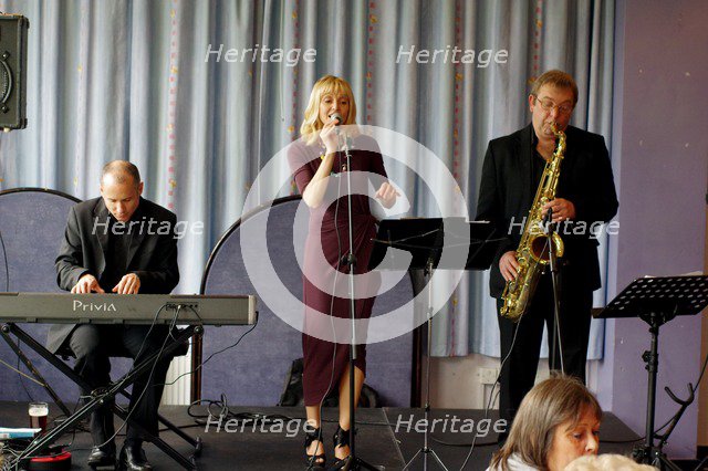 Phil Brown, Roger Lewin and Sarah Jane Hassell, Hawth Crawley, West Sussex, Oct 2015. Artist: Brian O'Connor.