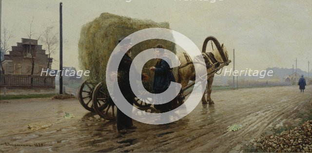 Deal, 1889. Artist: Kasatkin, Nikolai Alexeyevich (1859-1930)