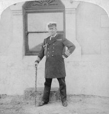 Captain Sir Edward Chichester, British naval officer, Cape Town, South Africa, 1900.  Artist: Underwood & Underwood