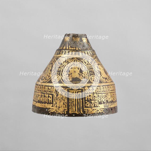 Helmet (rmog), Mongolian, 15th-17th century. Creator: Unknown.