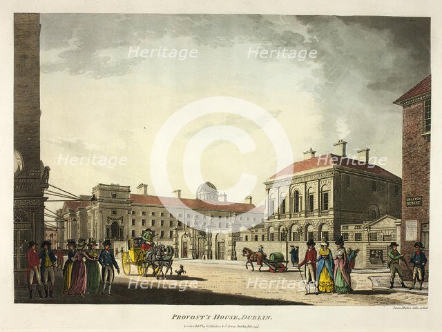 Provost's House, Dublin, published February 1794. Creator: James Malton.