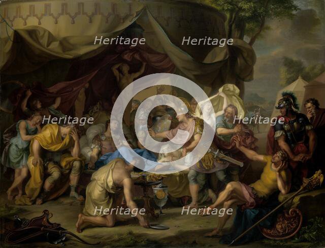 The Death of Epaminondas, 1726. Creator: Isaac Walraven.