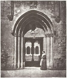 Portail Saint-Trophime; Entrée Du Cloître, Arles, Église Métropolitaine de Saint-Trophime,..., 1852. Creator: Charles Nègre.