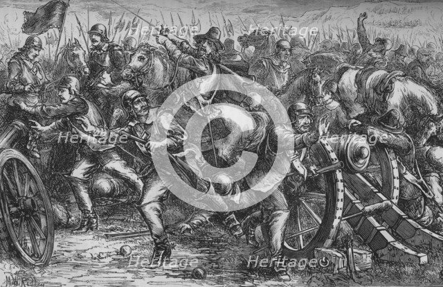 'Attack on Leith', c1560, (c1880). Artist: Unknown.