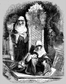 'Turkish Women at a Tomb', 1854. Creator: Unknown.