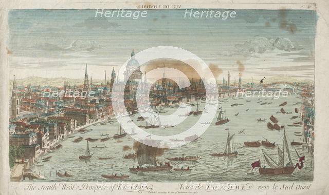 Southwest Prospect of London, 1760. Creator: Unknown.