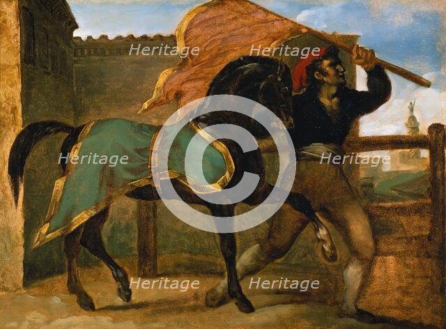 Horse Race, 1817. Creator: Theodore Gericault.