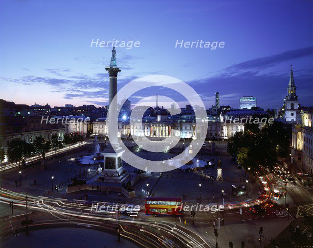 Trafalgar Square, c1990-2010. Artist: Unknown.