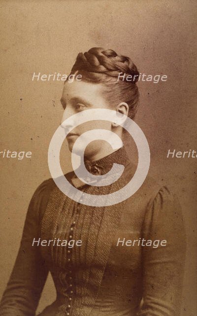 Gertrude Keith, c1880s. Creator: G West & Son.