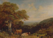 'Landscape with Cattle', 1847, (1935). Artist: John Dearman.