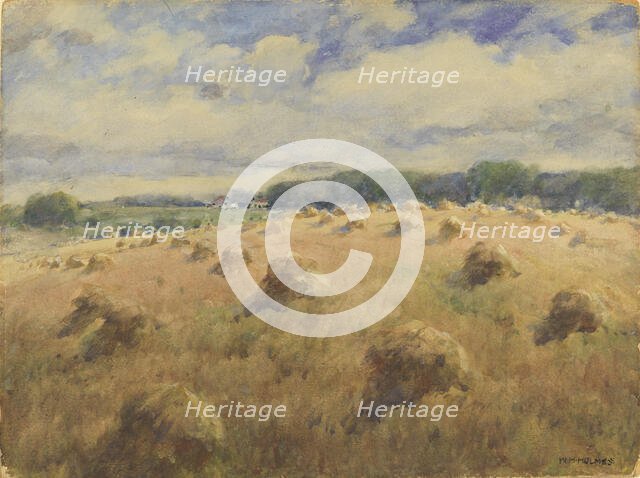 Maryland Wheat Fields, n.d. Creator: William Henry Holmes.