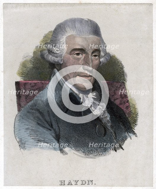 Joseph Haydn, Austrian composer. Artist: Unknown