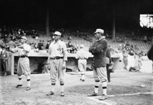 Eddie Plank & Chief Bender, Philadelphia, AL (baseball), 1911. Creator: Bain News Service.