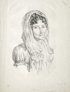 Portrait of a Woman, 1819. Creator: Moisbach (German).