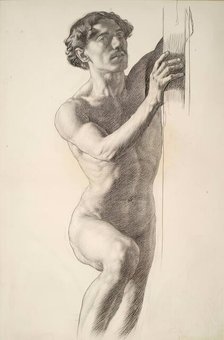 Figure Study, 1880. Creator: William Strang.