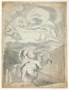 Odin in the Underworld, 1770/72. Creator: Henry Fuseli.