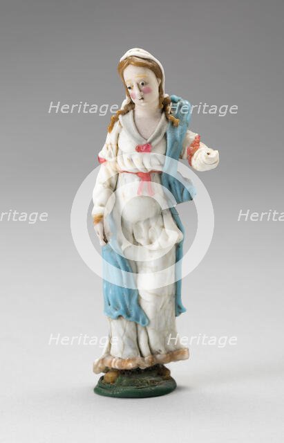 Young Woman, France, 18th century. Creator: Verres de Nevers.